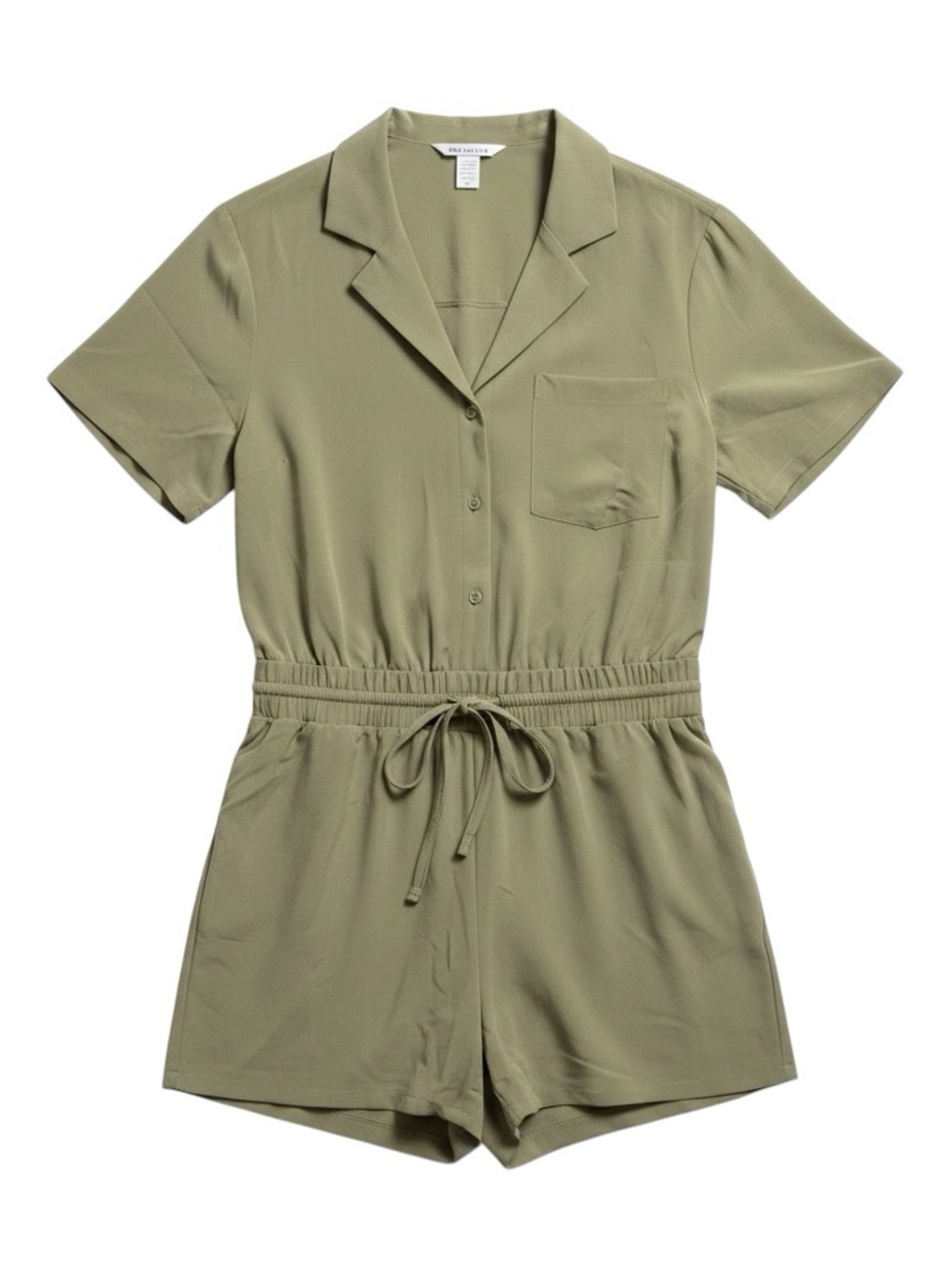 Athleta Avenue Romper Olive Branch NWT Size Large Petite